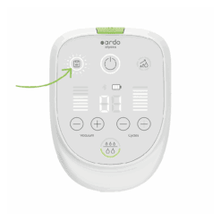 Ardo Alyssa dubbelzijdige borstkolf knop