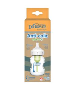 Dr. Brown Fles Brede Hals Glas Options+ 150 ml