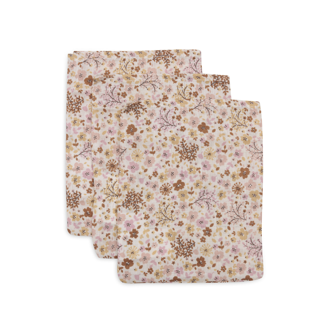 Jollein Washandje Hydrofiel Flower Fairies (3 stuks)