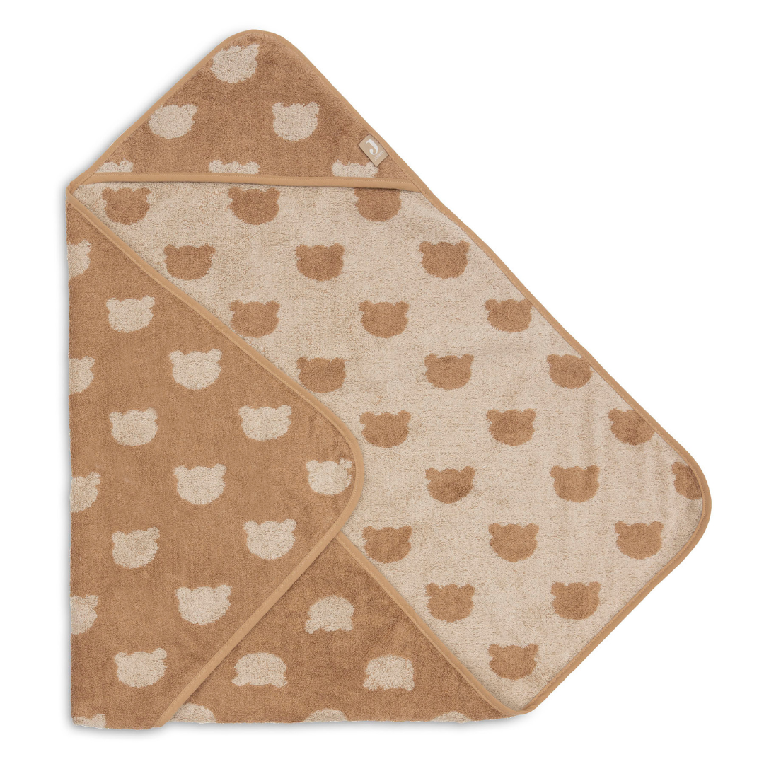 Jollein Badcape Badstof 75x75cm Teddy Bear - Afbeelding 3
