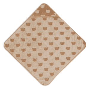 Jollein Badcape Badstof 75x75cm Teddy Bear - Afbeelding 2