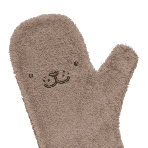 Nifty Baby Douchehandschoen Mocha - Afbeelding 2