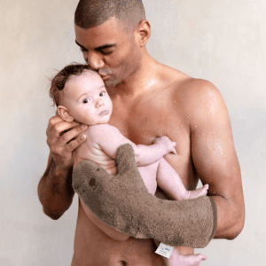 Nifty Baby Douchehandschoen Mocha - Afbeelding 3