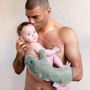 Nifty Baby Douchehandschoen Olive - Afbeelding 3